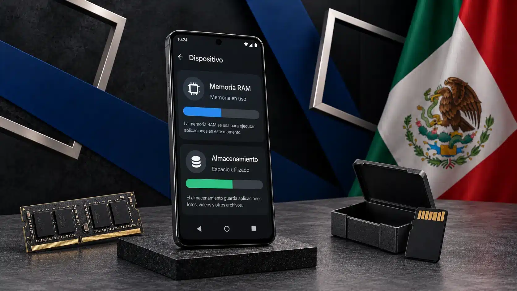 Memoria RAM y espacio libre son datos distintos