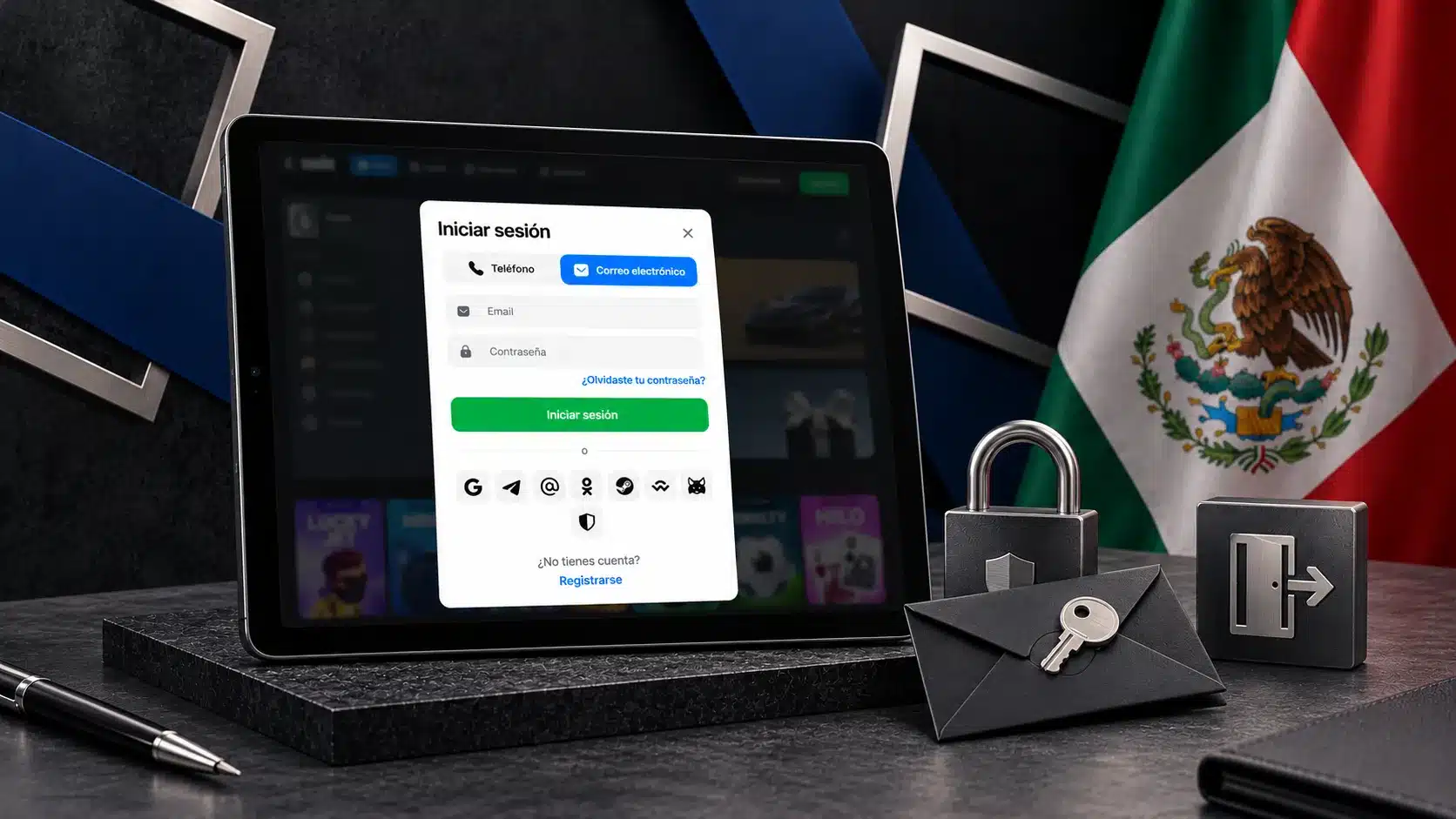 Cerrar sesión y proteger los datos de acceso